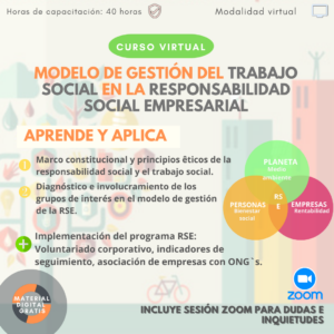 Curso en línea de Responsabilidad social empresarial y trabajo social
