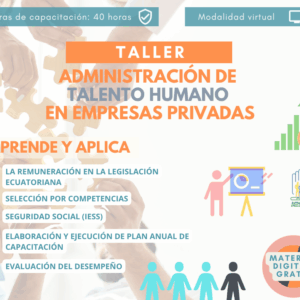 Taller en línea administración estratégica de talento humano