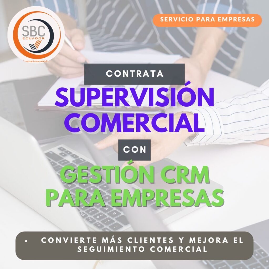 supervisión comercial y crm para empresas