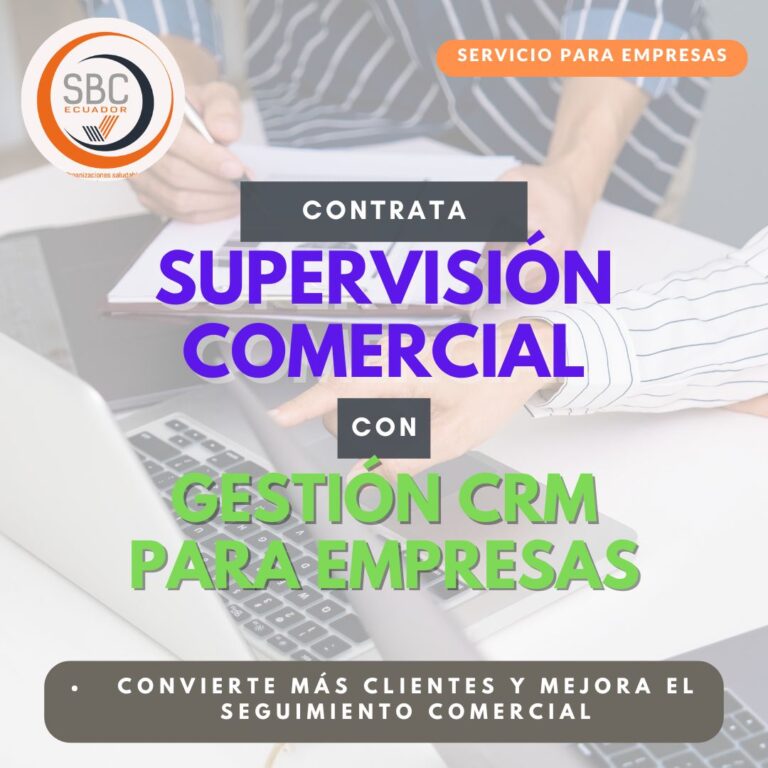 supervisión comercial y crm para empresas